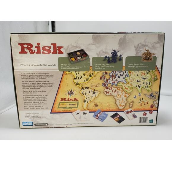 VTG 2003 Risk Game Of Global Domination Board Game By Parker Bros 100% COMPLETE - Picture 9 of 9